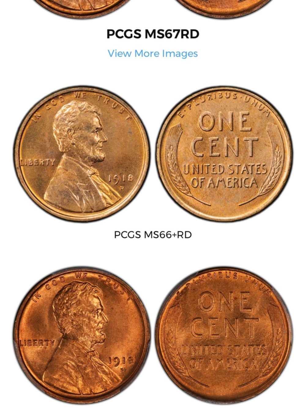 Vintage 1918 Lincoln Wheat Penny - Copper Brown